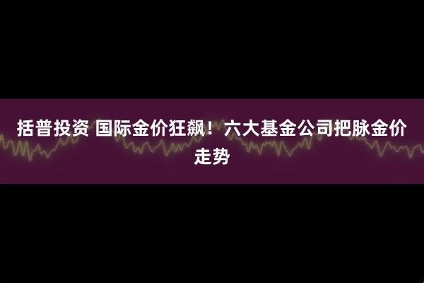括普投资 国际金价狂飙！六大基金公司把脉金价走势